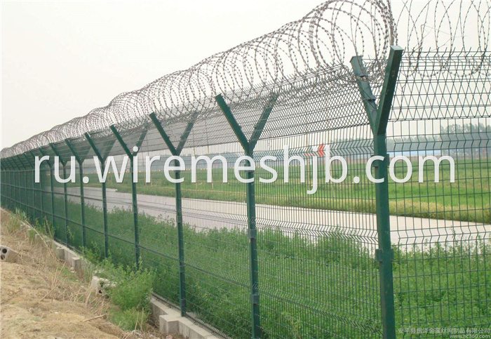 Concertina Wire Fence